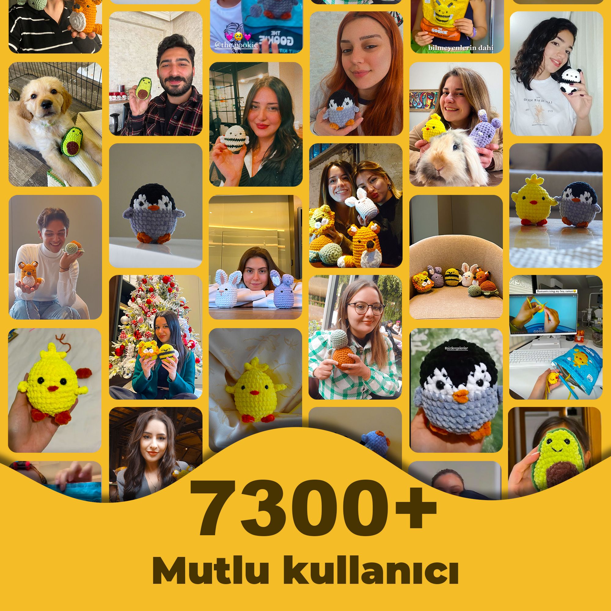 Çoçuklar İçin Keçe Panda Civciv Nakış Seti ve Amigurumi Aslan Örgü Kiti 