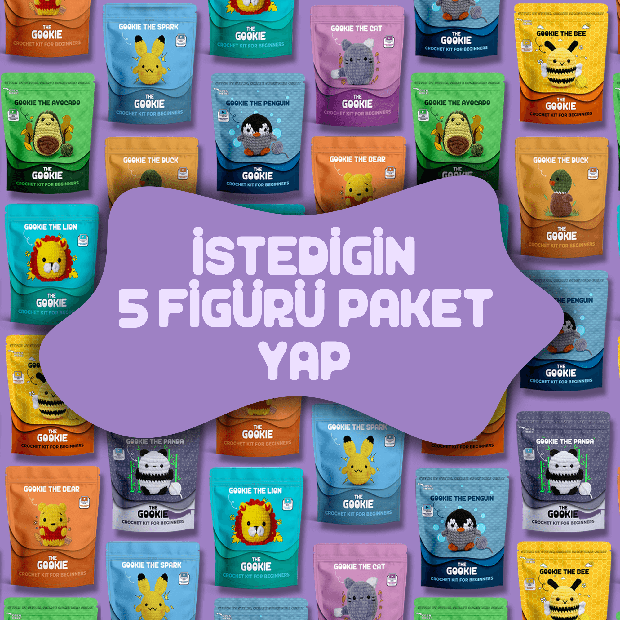 Beşli Paket Tığ Kiti