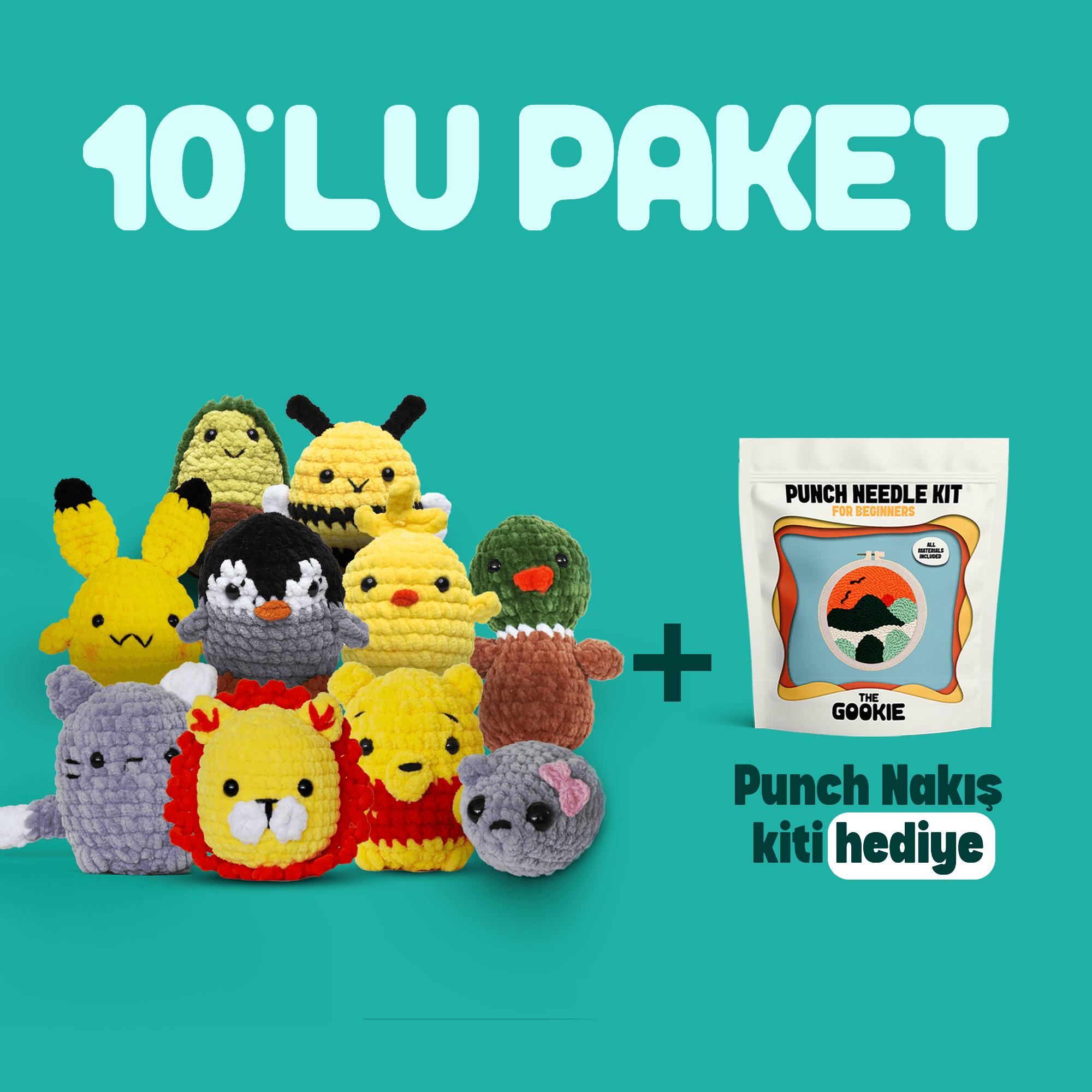 Onlu Paket Tığ Kiti