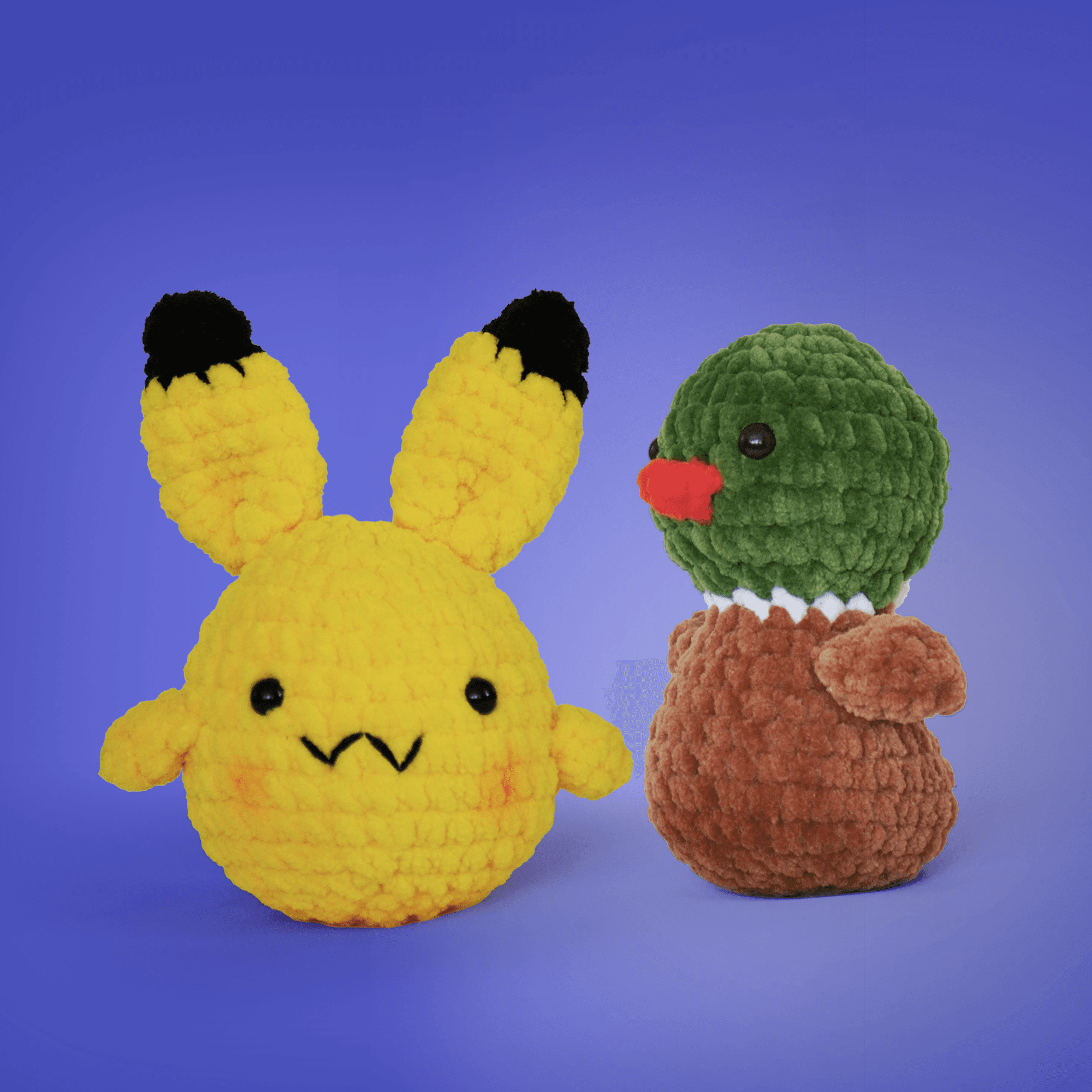 Ördek Amigurumi Örgü Kiti ve Spark Amigurumi Örgü Kiti
