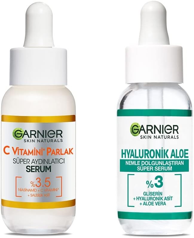 Garnier C Vitamini Serum + Hyaluronik Aloe Serum Seti