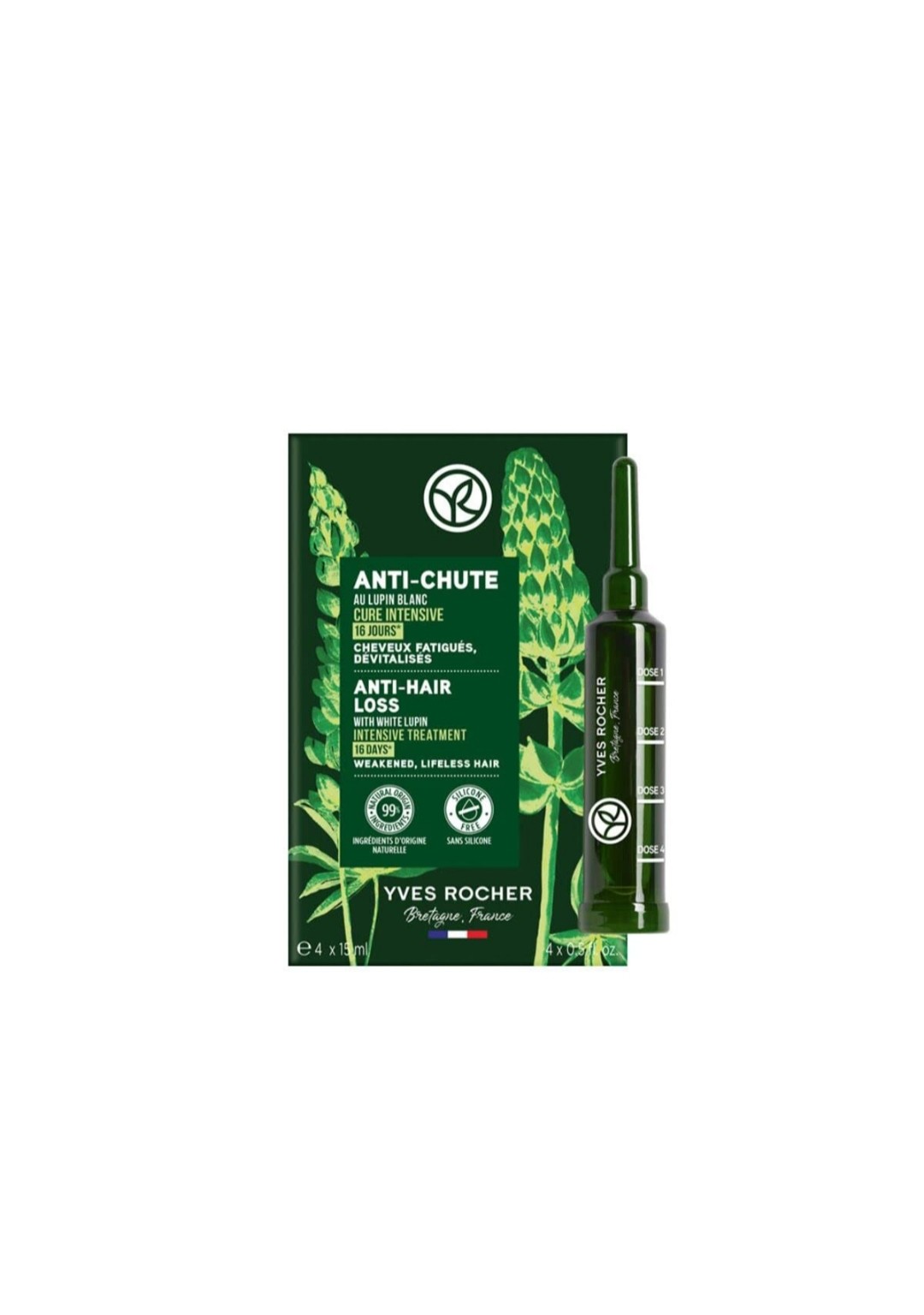 Yves Rocher Niasinamid & Vitamin B6 Kür - Saç Dökülmesine Karşı/Anti-Chute 60 Ml
