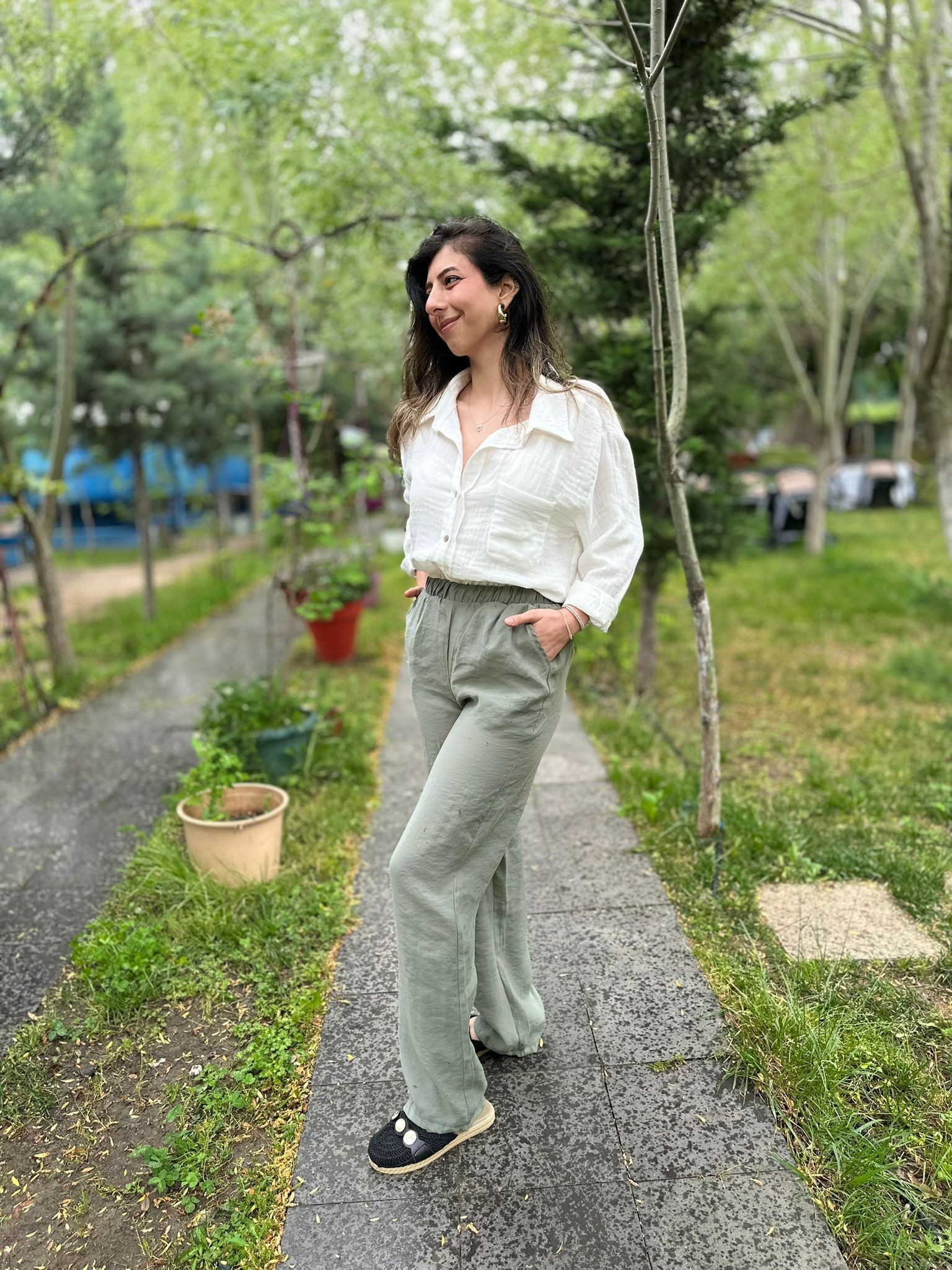 Kadın Oversize Basic Eşofman Altı