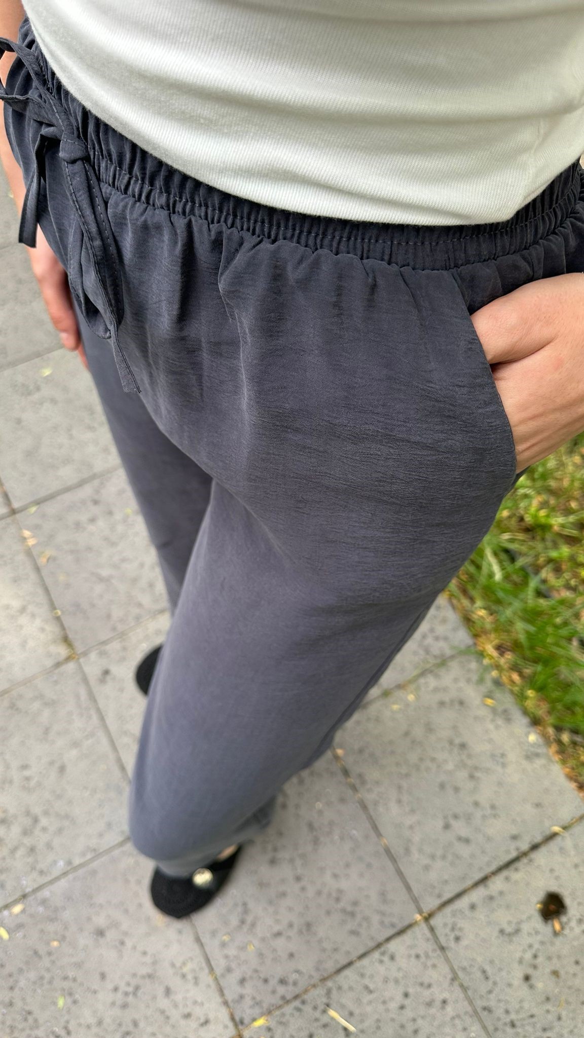  relax fit yüksek bel bol paça pantolon