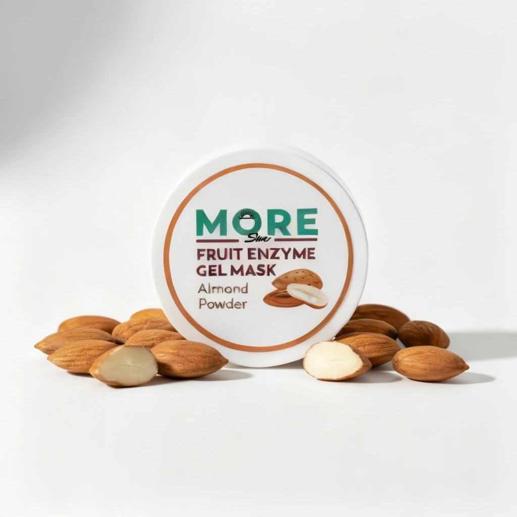 Moresun Gözenek Sıkılaştırıcı , Siyah Nokta Karşıtı, Badem Özlü Peeling - Fruit Enzyme Gel Mask