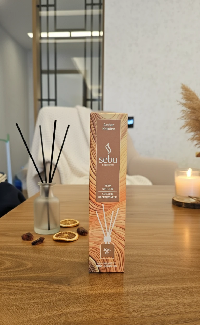 Kehribar (Amber) Ortam Kokusu Bambu Çubuklu