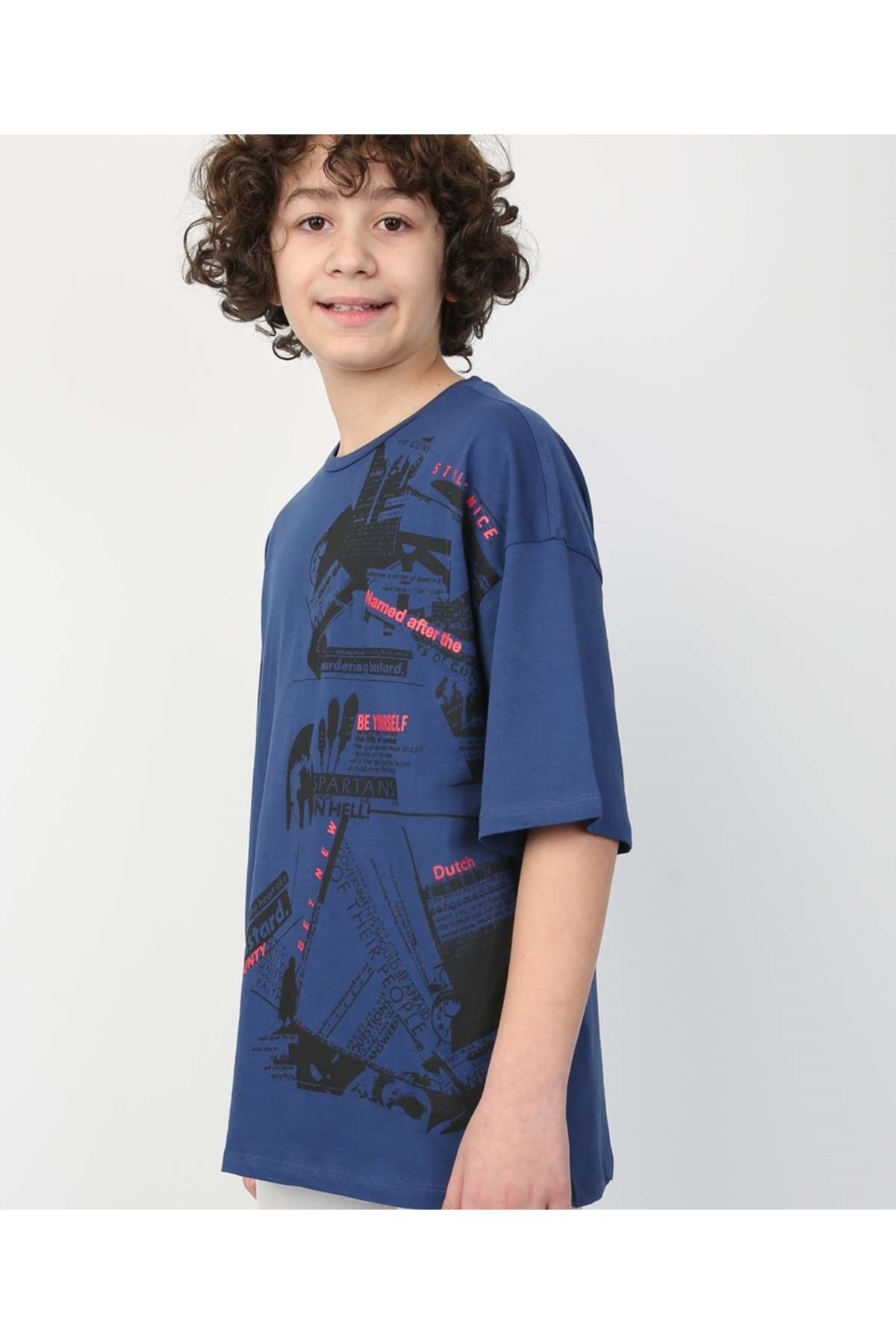 Erkek Çocuk Tişört %100 Coton