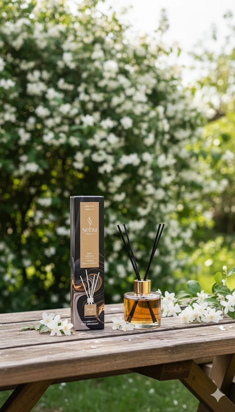 Yasemin Ortam Kokusu Bambu Çubuklu