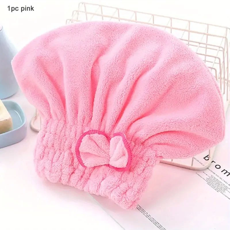 MORESUN Saç Kurutma Bonesi ve Hızlı Kuruyan Süper Emici Duş Bone