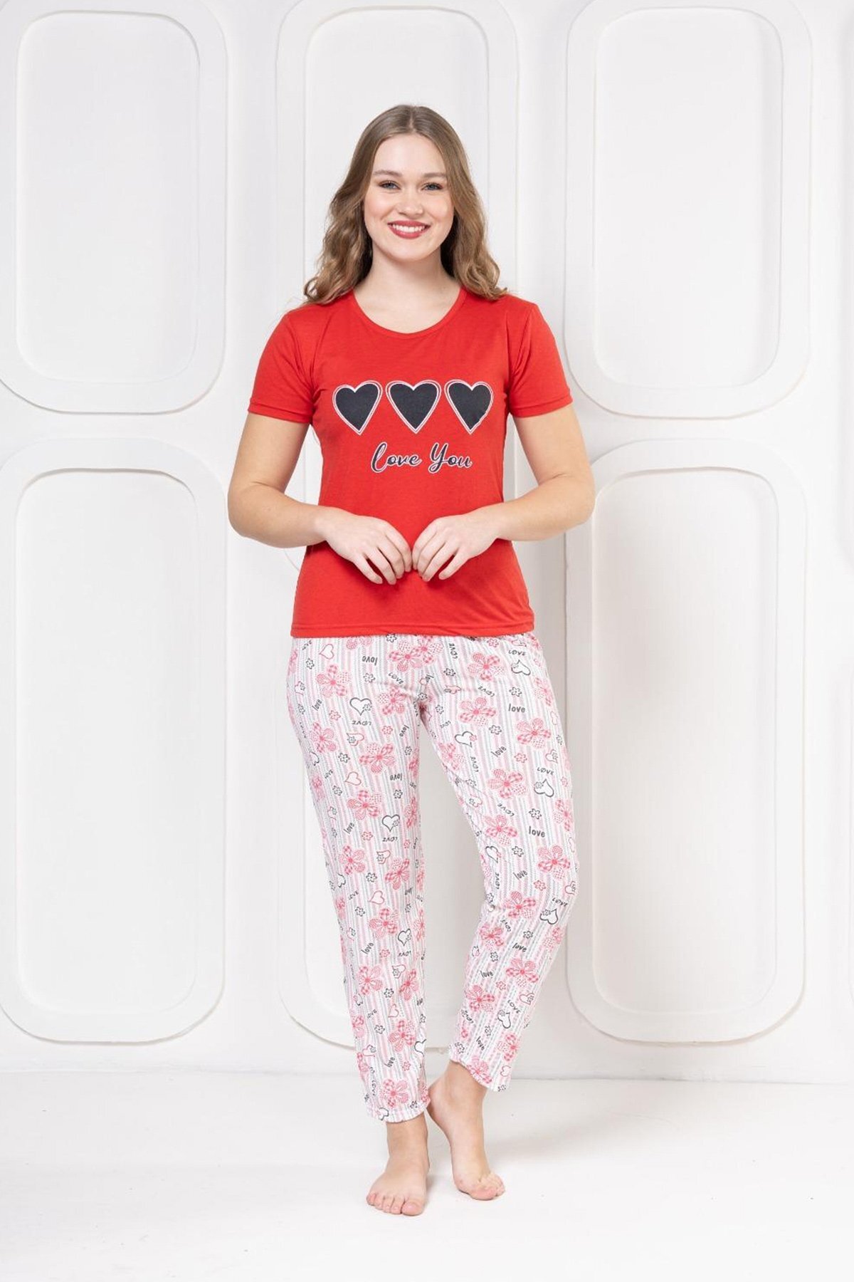 Baskılı Pijama Takım