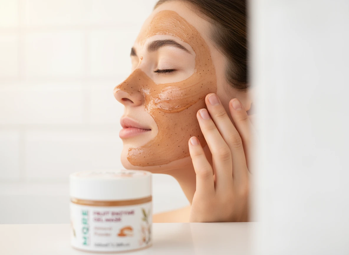 Gözenek Sıkılaştırıcı , Siyah Nokta Karşıtı, Badem Özlü Peeling - Fruit Enzyme Gel Mask 3'lü
