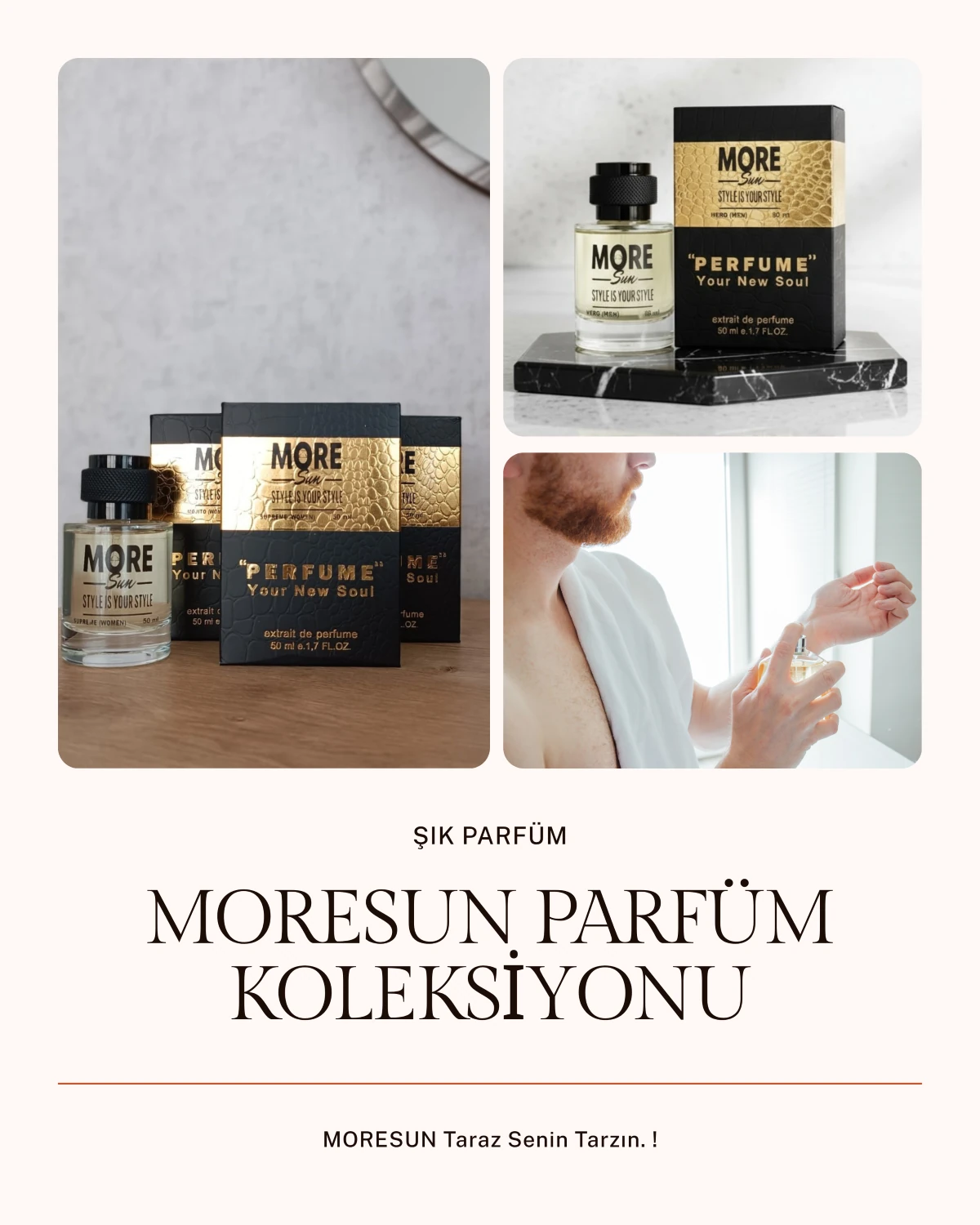 MORESUN Erkek Parfüm Koleksiyonu Avantajlı Seri