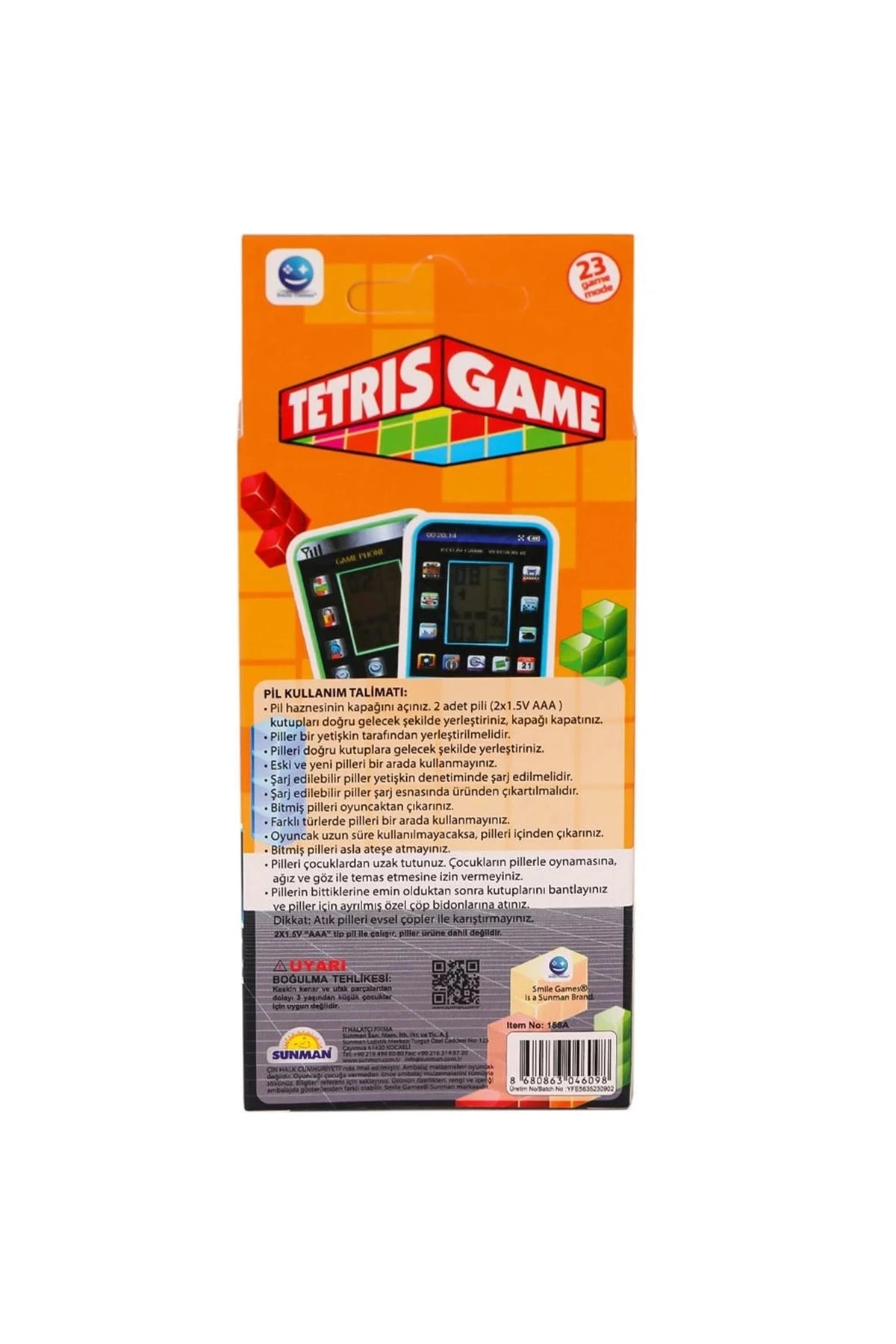 Tetris Game Tetris Oyun Konsolu 158A