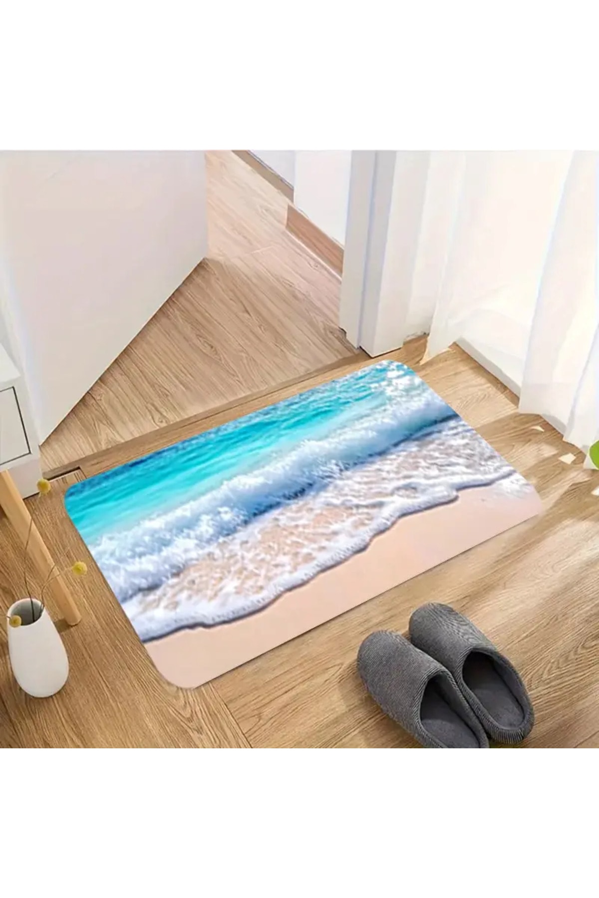 Polyester Etraf Mat - Banyo, Oturma Odası veya Ev Dekorasyonu için Toz Geçirmez