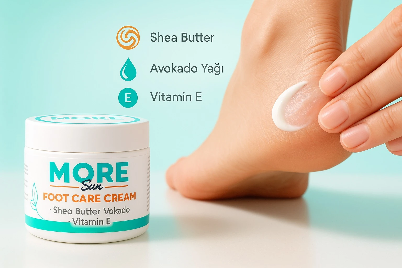 Ayak Ve Topuk Çatlak Kremi - Foot Care Cream Ayak Bakımı 2'li