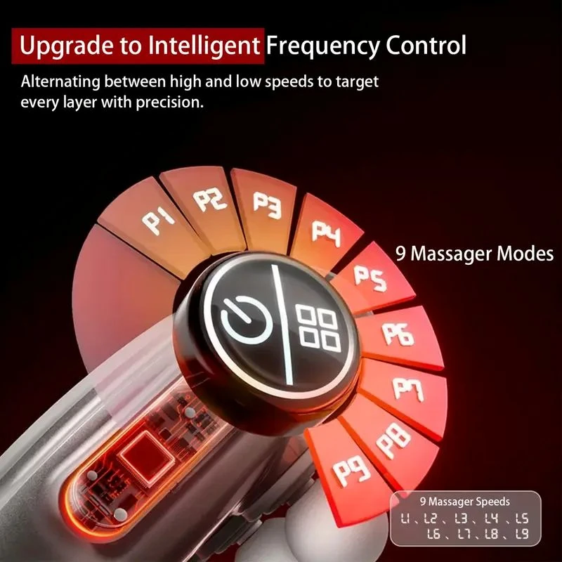  16 Başlıklı Profesyonel Fasyo Masaj Tabancası