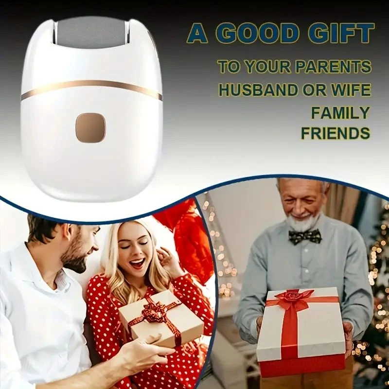 6 Değiştirilebilir Başlıklı Şarj Edilebilir Elektrikli Ayak Peeling Makinesi