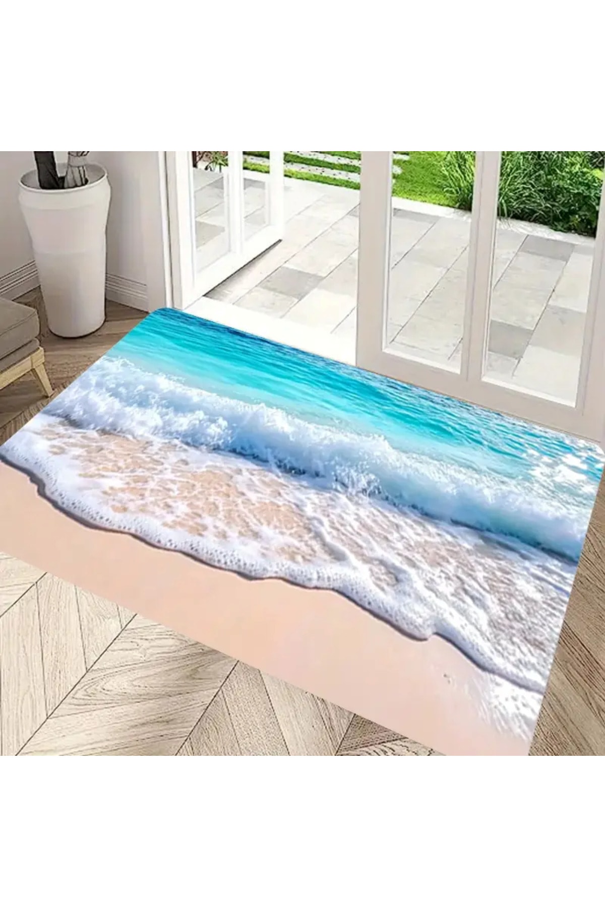 Polyester Etraf Mat - Banyo, Oturma Odası veya Ev Dekorasyonu için Toz Geçirmez