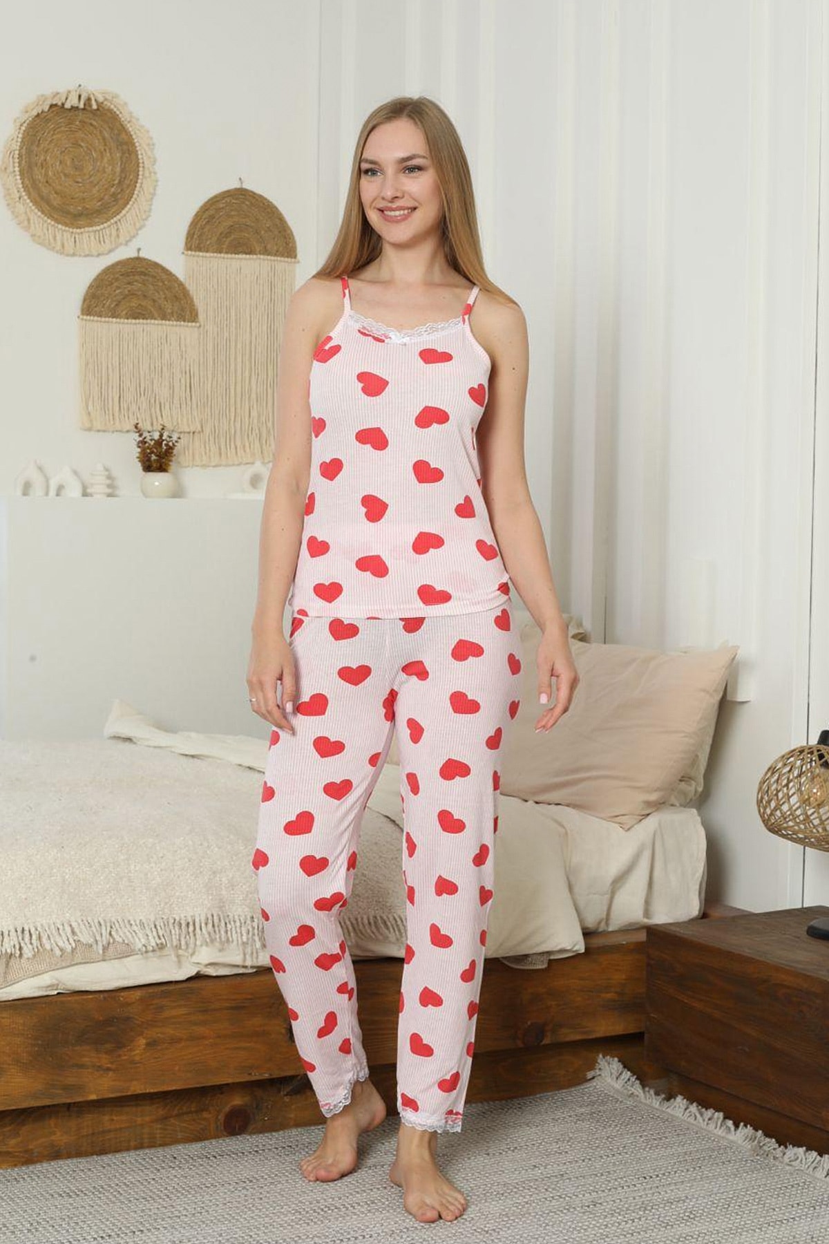İp Askılı Pijama Takımı