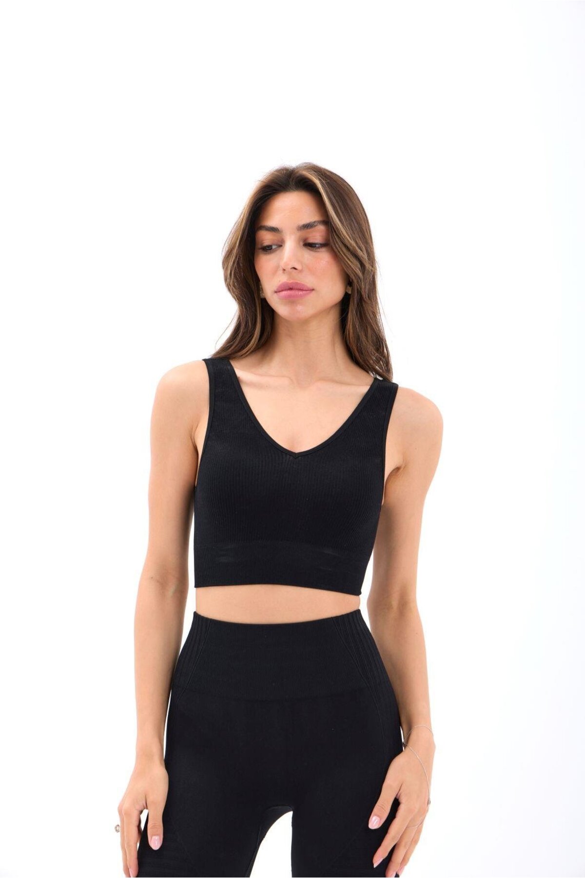 RİPLİ V YAKA ELİTE-CROP