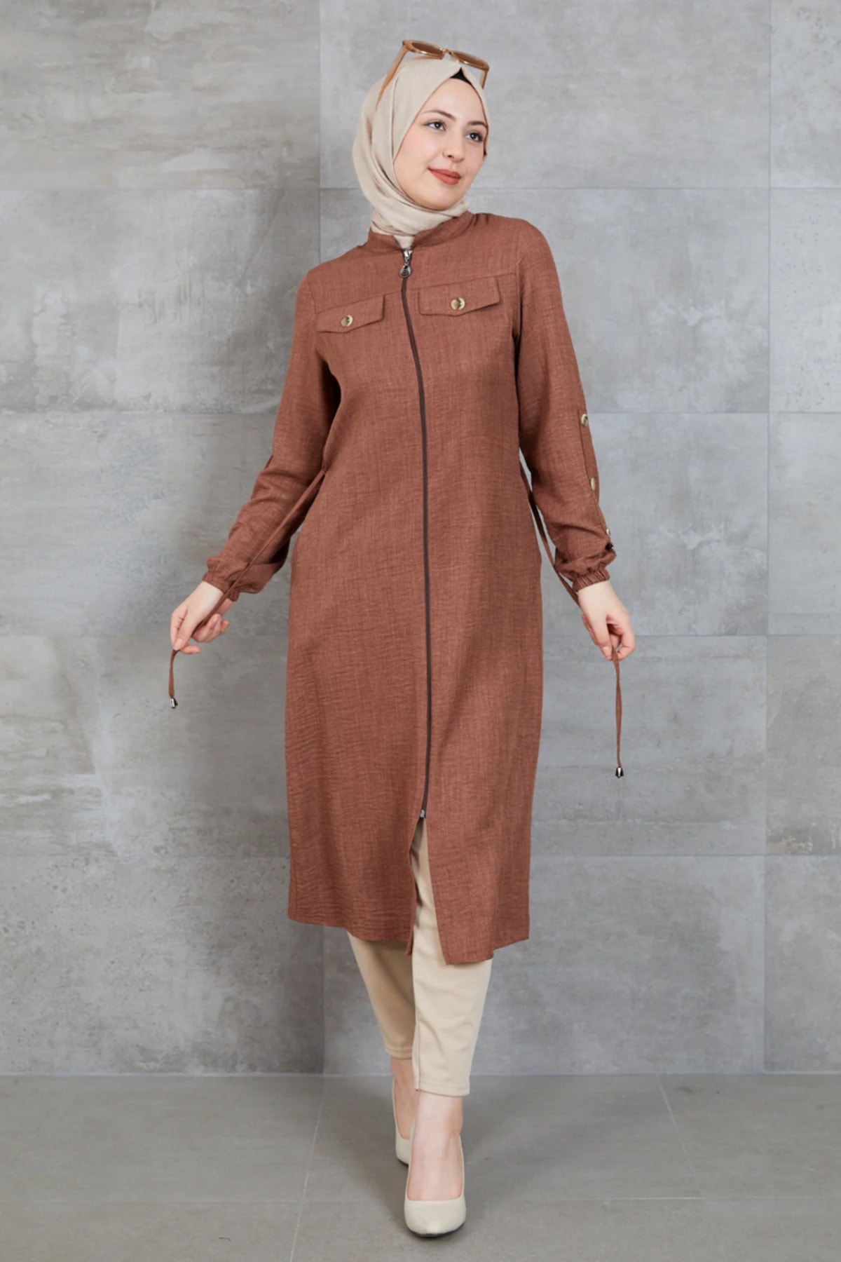 Fermuarlı Tunik