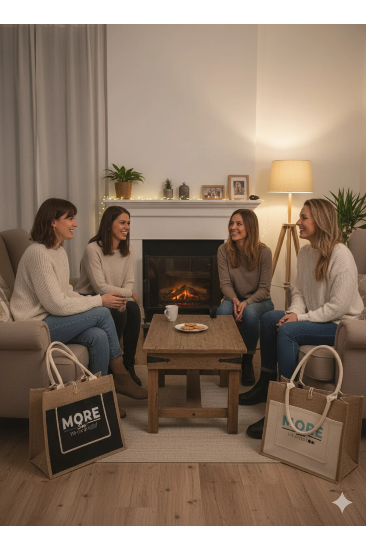 MORESUN Sertifikalı Organik Jüt Keten plaj alışveriş taşıma çantası