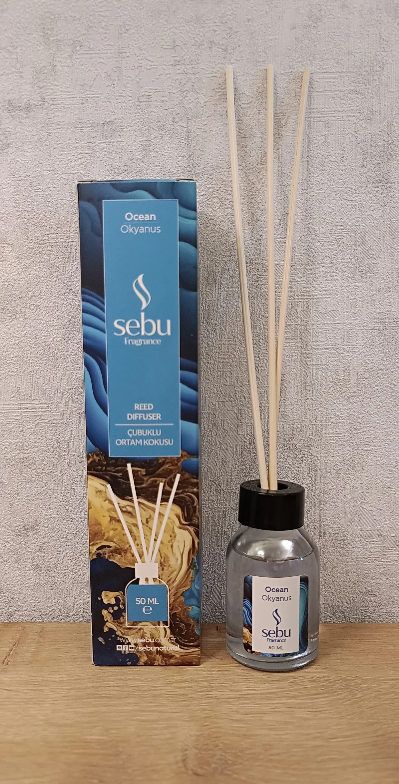 Okyanus Ortam Kokusu Bambu Çubuklu
