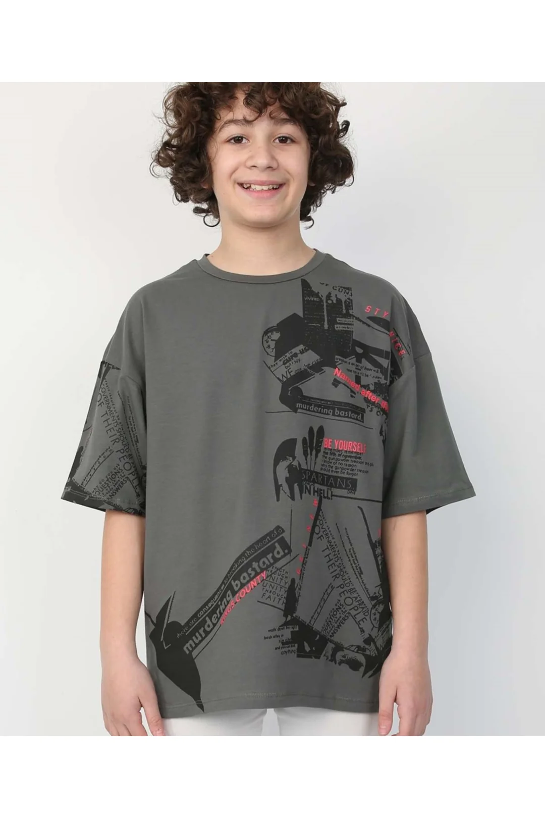 Erkek Çocuk Tişört %100 Coton