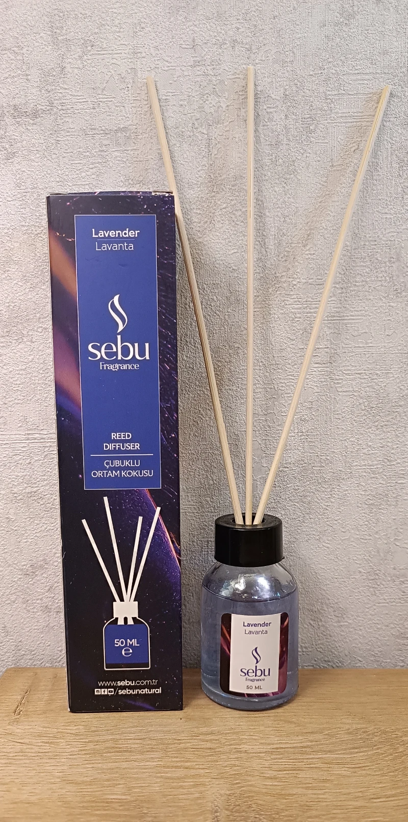 Lavanta Ortam Kokusu Bambu Çubuklu