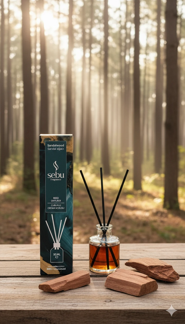 Sandal Ağacı Oda Kokusu Bambu Çubuklu 