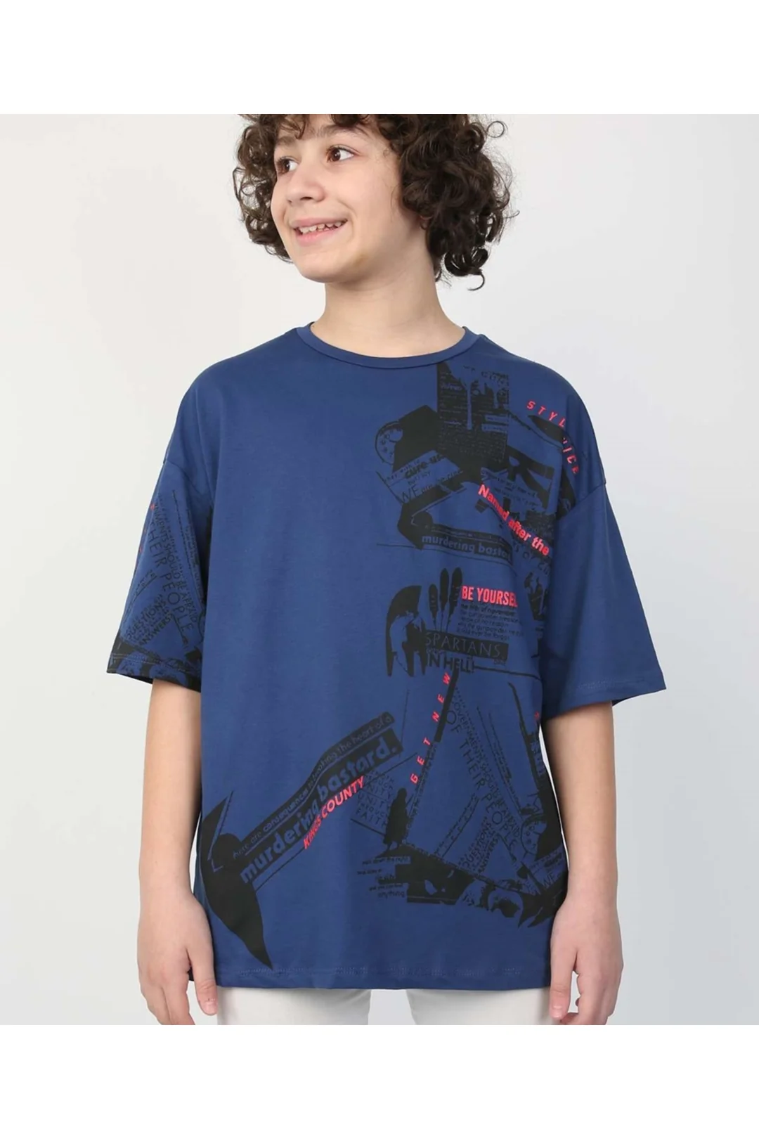 Erkek Çocuk Tişört %100 Coton