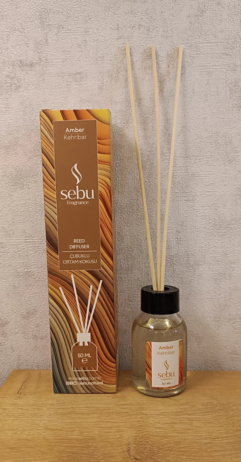 Kehribar (Amber) Ortam Kokusu Bambu Çubuklu