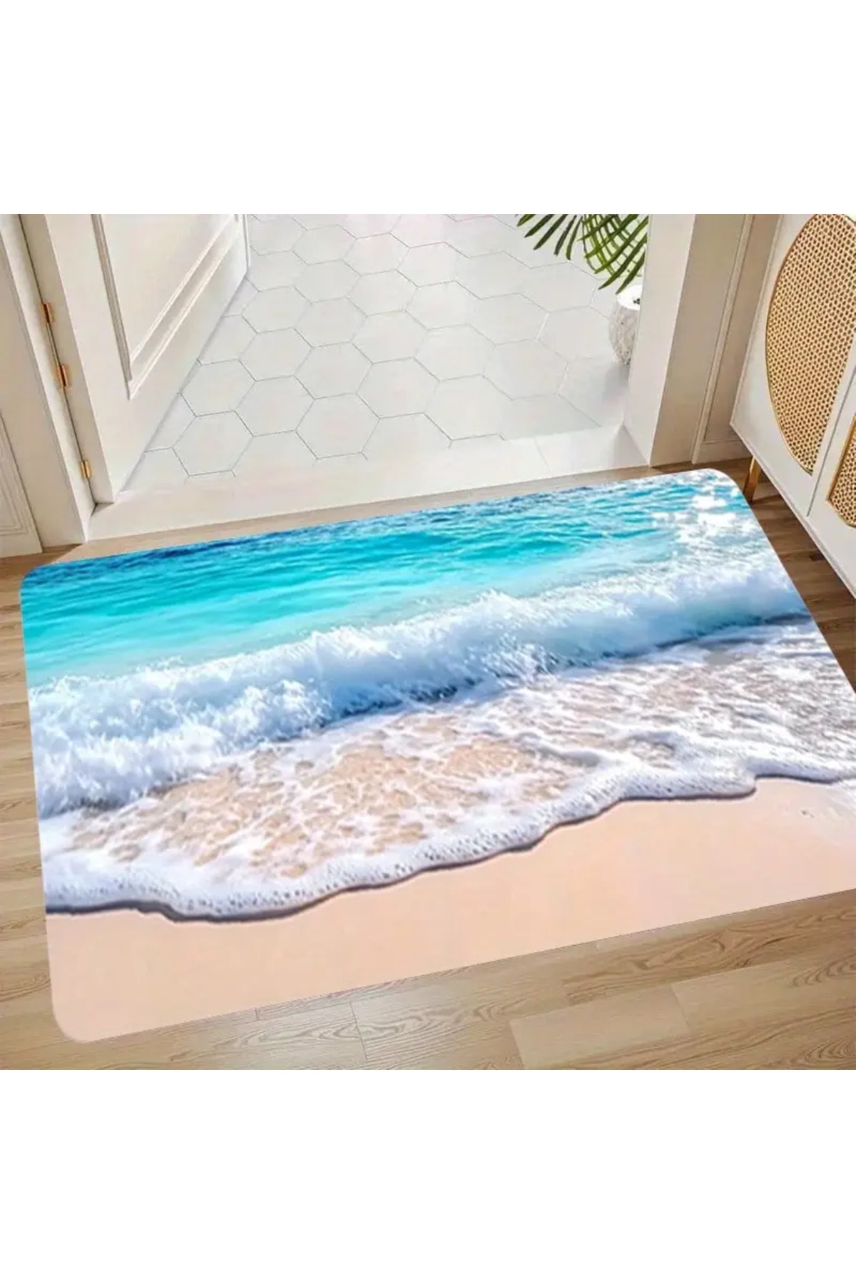 Polyester Etraf Mat - Banyo, Oturma Odası veya Ev Dekorasyonu için Toz Geçirmez