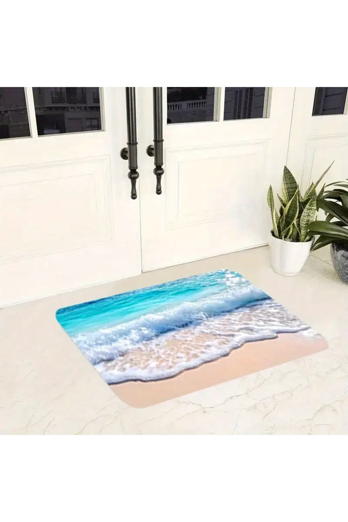 Polyester Etraf Mat - Banyo, Oturma Odası veya Ev Dekorasyonu için Toz Geçirmez