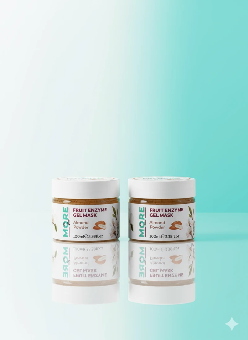 Gözenek Sıkılaştırıcı , Siyah Nokta Karşıtı, Badem Özlü Peeling - Fruit Enzyme Gel Mask 2 li