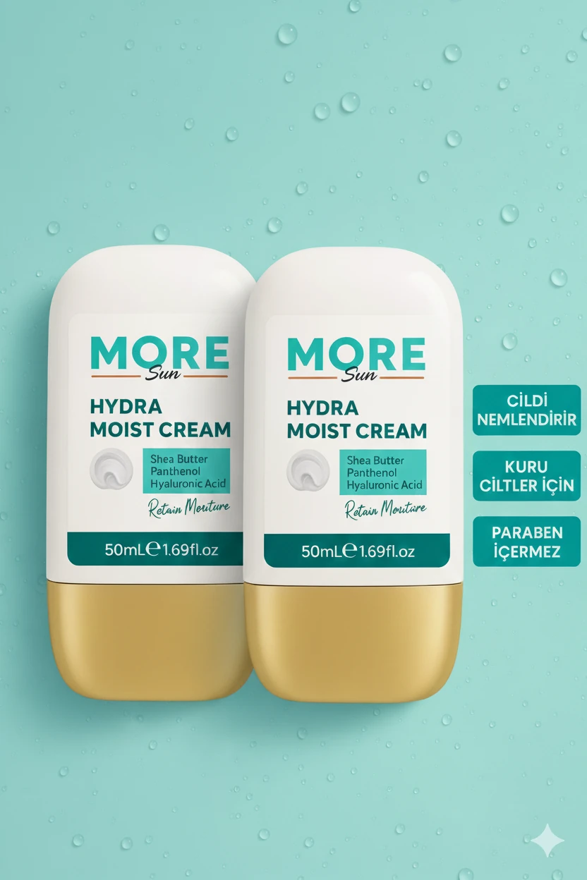 Ultra Yoğun Nemlendirici Su Bazlı EL Ve Yüz Kremi - 72 Saate Kadar Etki, (Allontoin) Hyaluronik Asit 2'li