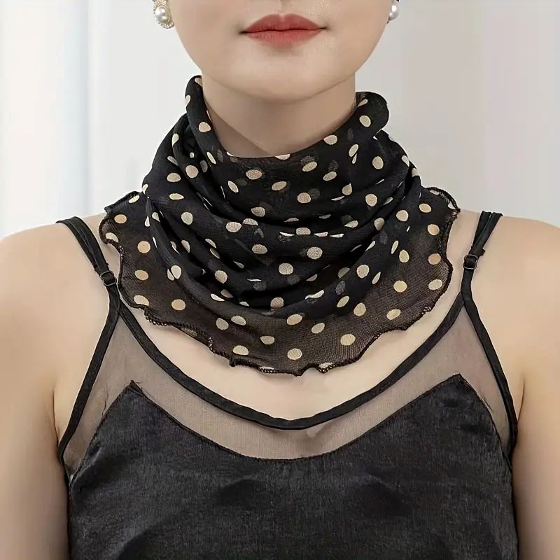 MORESUN Kadınlar İçin Şık Baskılı Boyunluk Atkısı