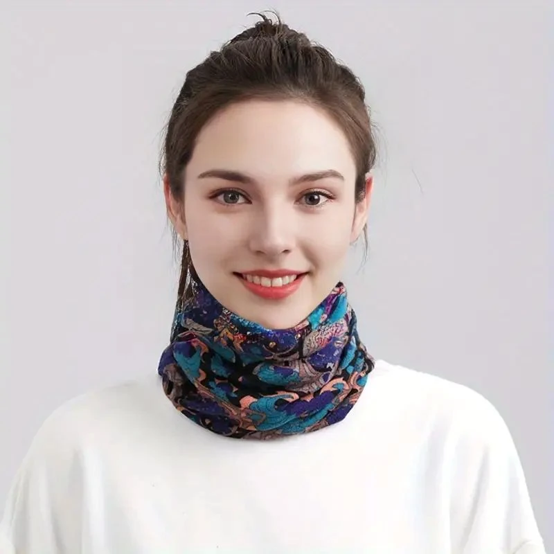 MORESUN Kadın Bohem Baskılı Şal