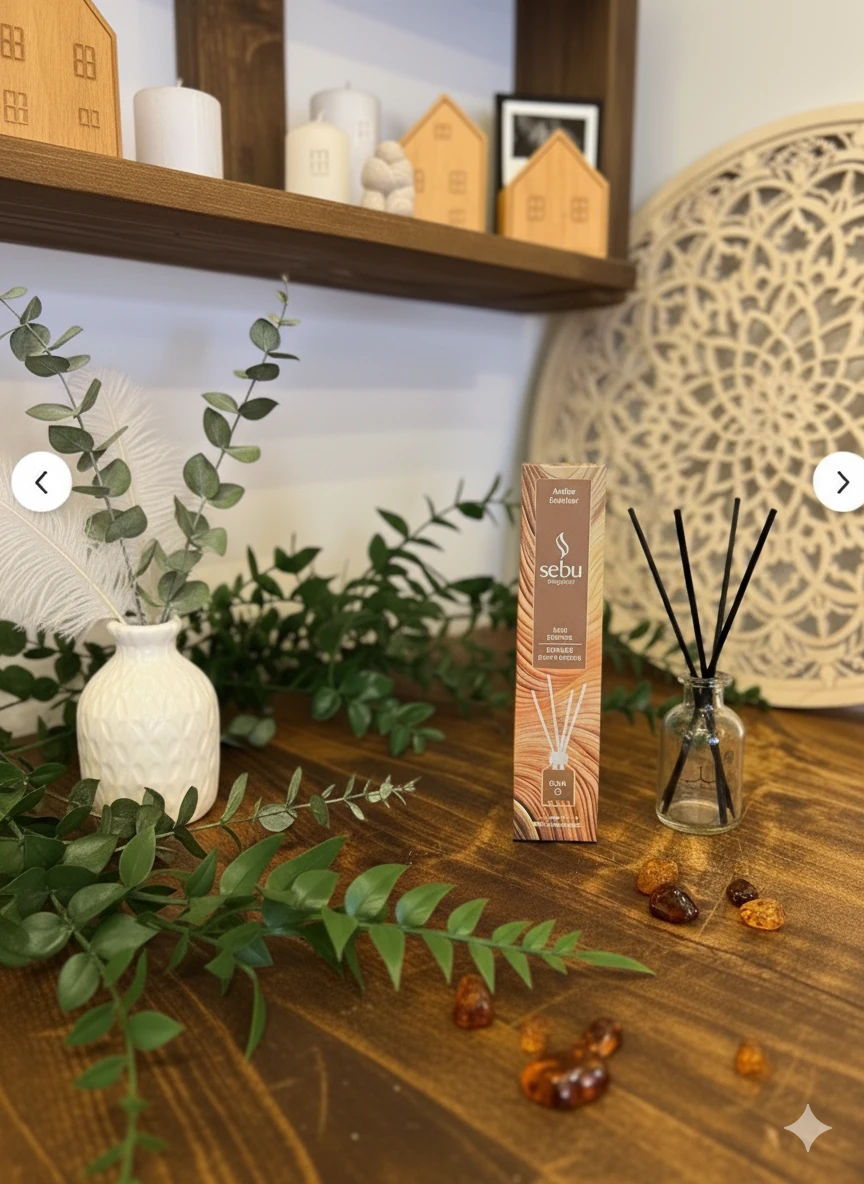 Kehribar (Amber) Ortam Kokusu Bambu Çubuklu