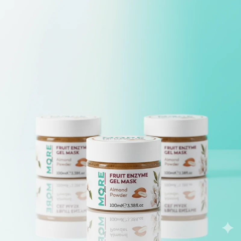 Gözenek Sıkılaştırıcı , Siyah Nokta Karşıtı, Badem Özlü Peeling - Fruit Enzyme Gel Mask 3'lü