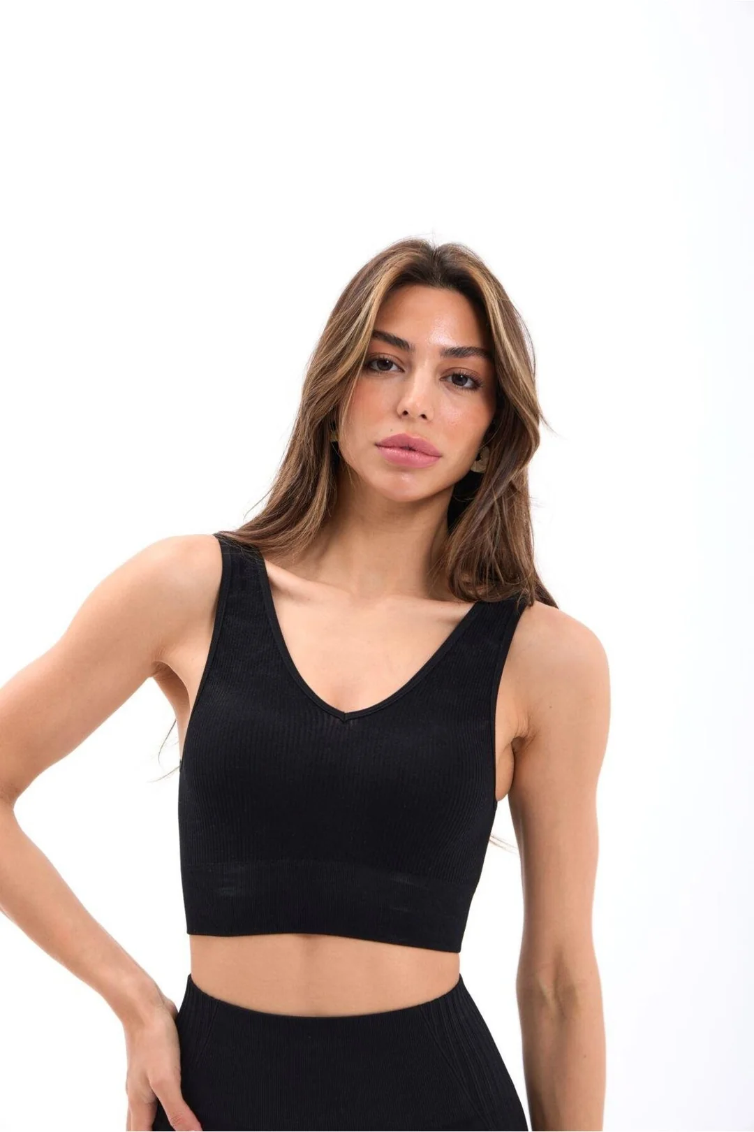 RİPLİ V YAKA ELİTE-CROP