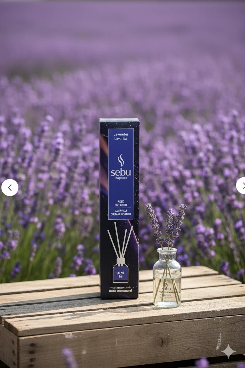 Lavanta Ortam Kokusu Bambu Çubuklu