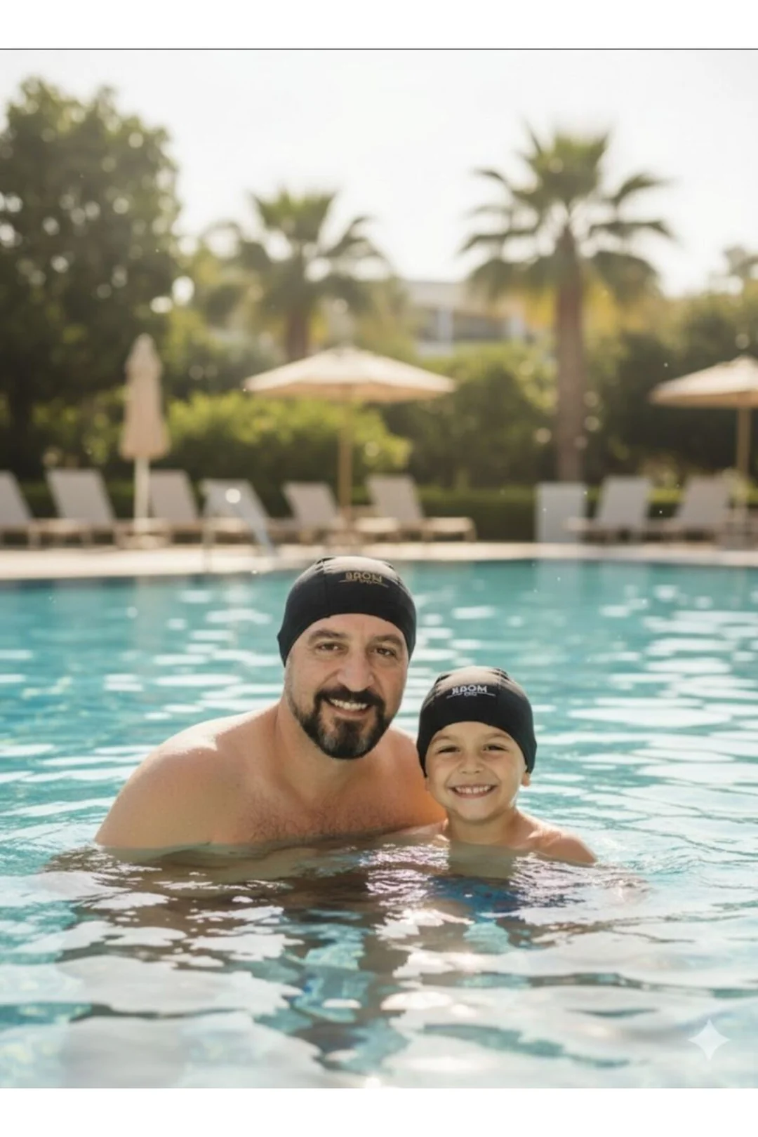 Likralı Bez Deniz Havuz Bonesi