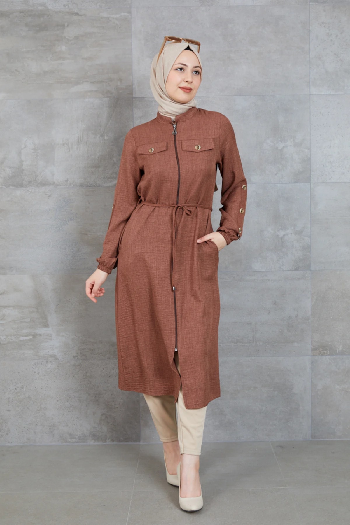 Fermuarlı Tunik