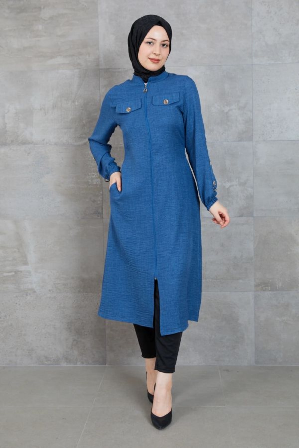 Fermuarlı Tunik