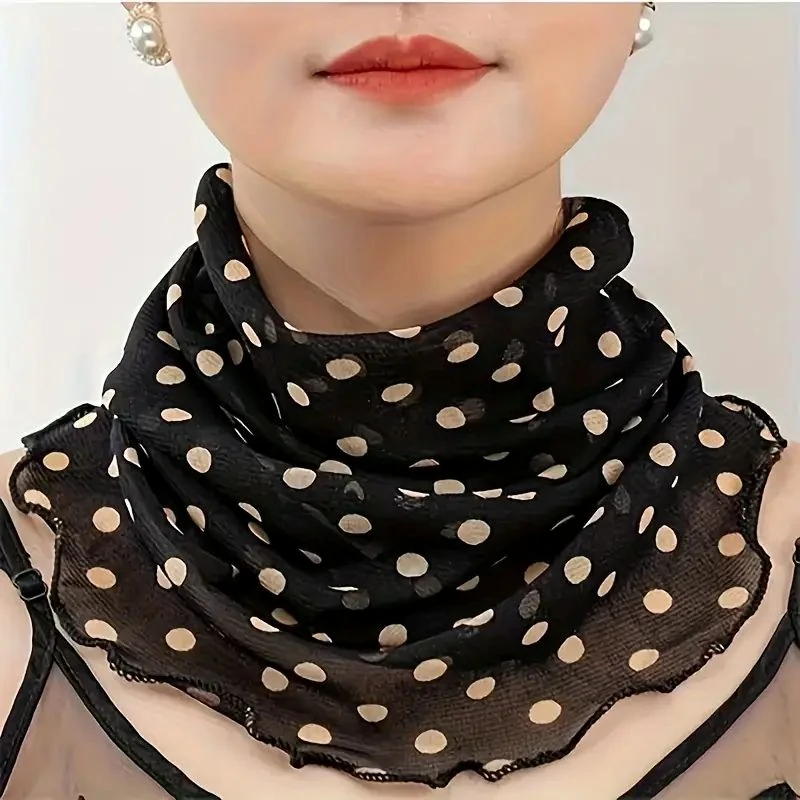 MORESUN Kadınlar İçin Şık Baskılı Boyunluk Atkısı