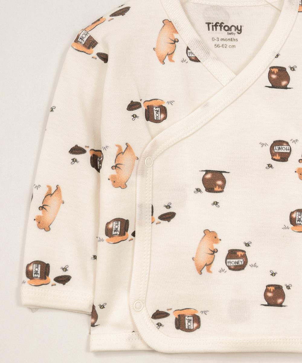 Honey Bear Tema Üçlü Zıbın Set