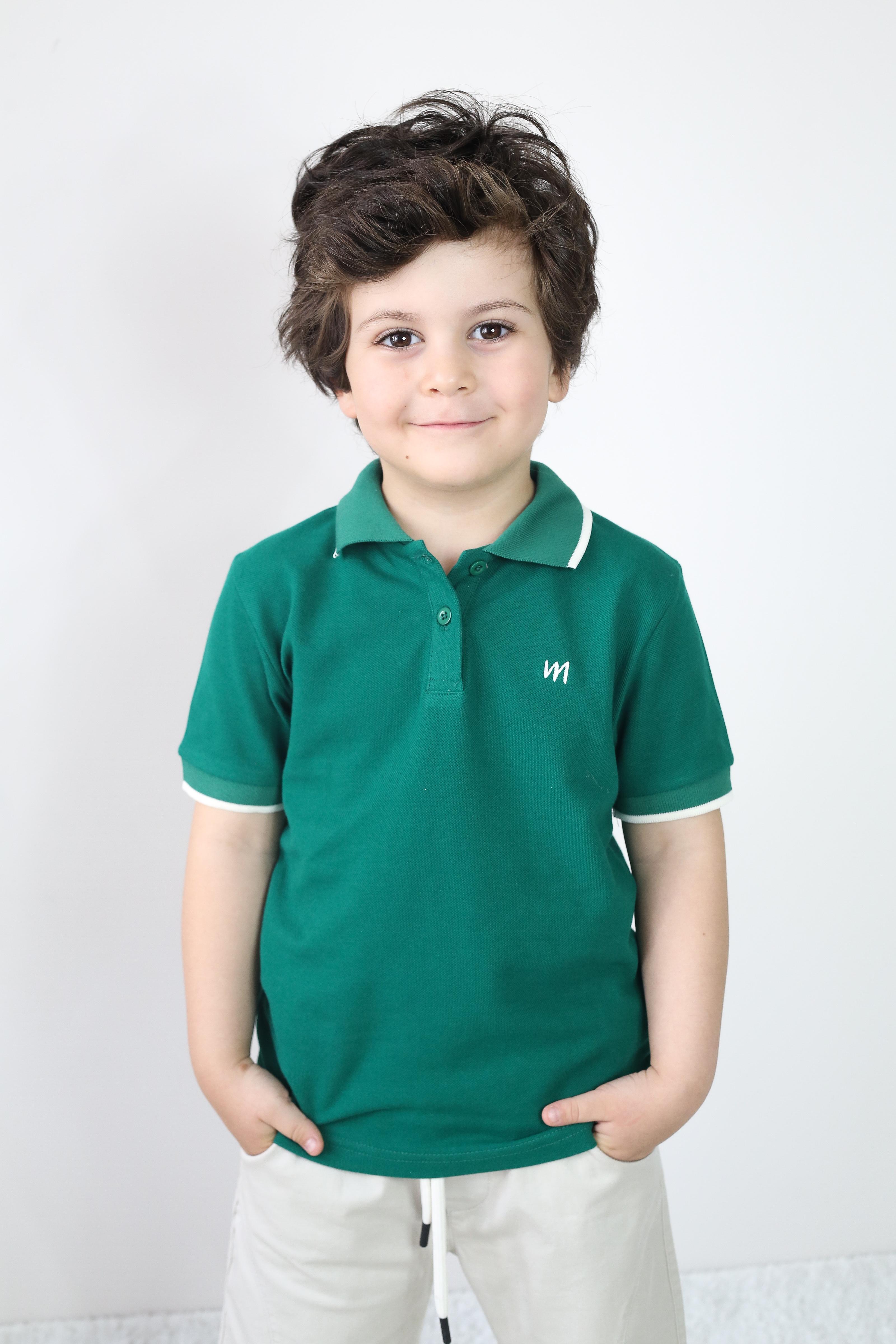 Erkek Çocuk Pike Tişört & Gabardin Şort Takım – 2-9 Yaş | Miababy