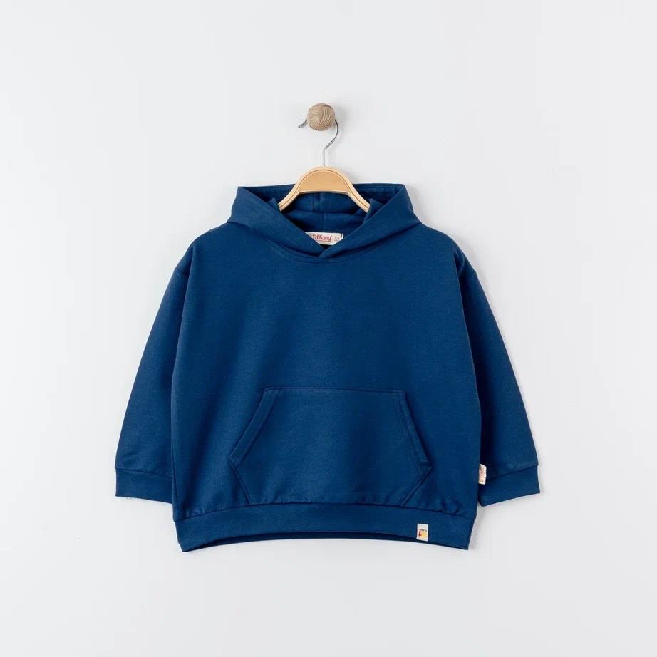 Unisex %100 Pamuk Oversize Kapşonlu Sweatshirt
