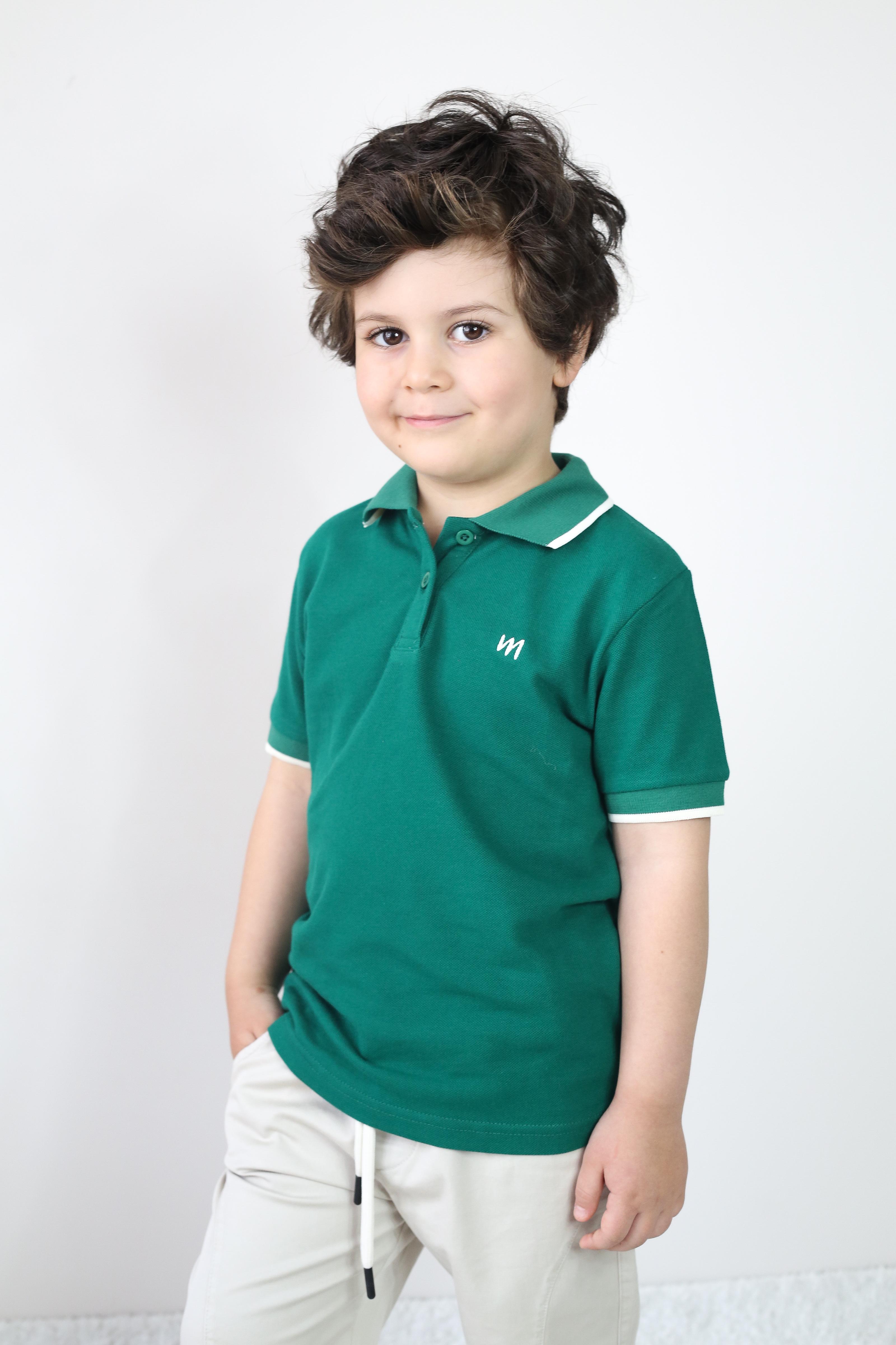Erkek Çocuk Pike Tişört & Gabardin Şort Takım – 2-9 Yaş | Miababy